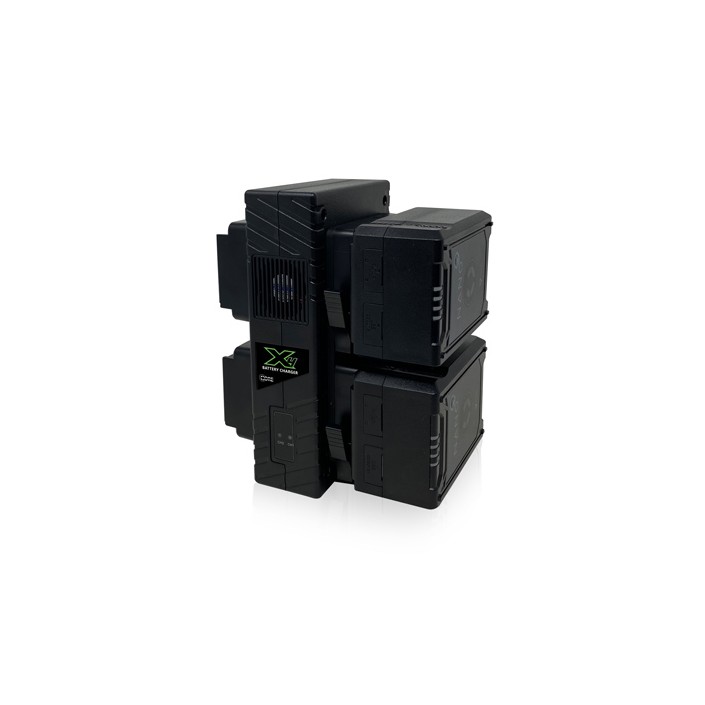 V-mount Quad Charger for Micro Style Battery Packs