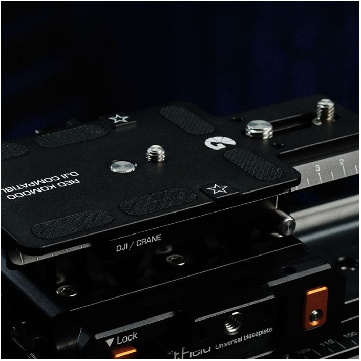 DJI RS 2 & RS 3 Dovetail for RED KOMODO